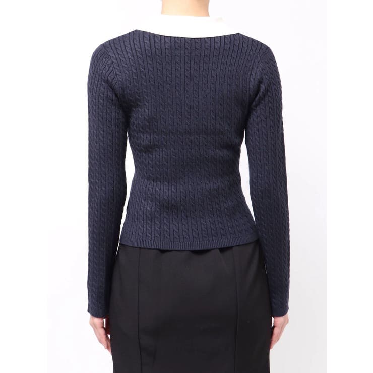 ナロータイケーブルニットトップス | RESEXXY | 詳細画像18 