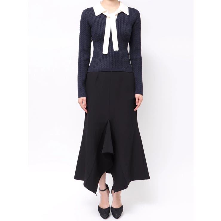 ナロータイケーブルニットトップス | RESEXXY | 詳細画像24 