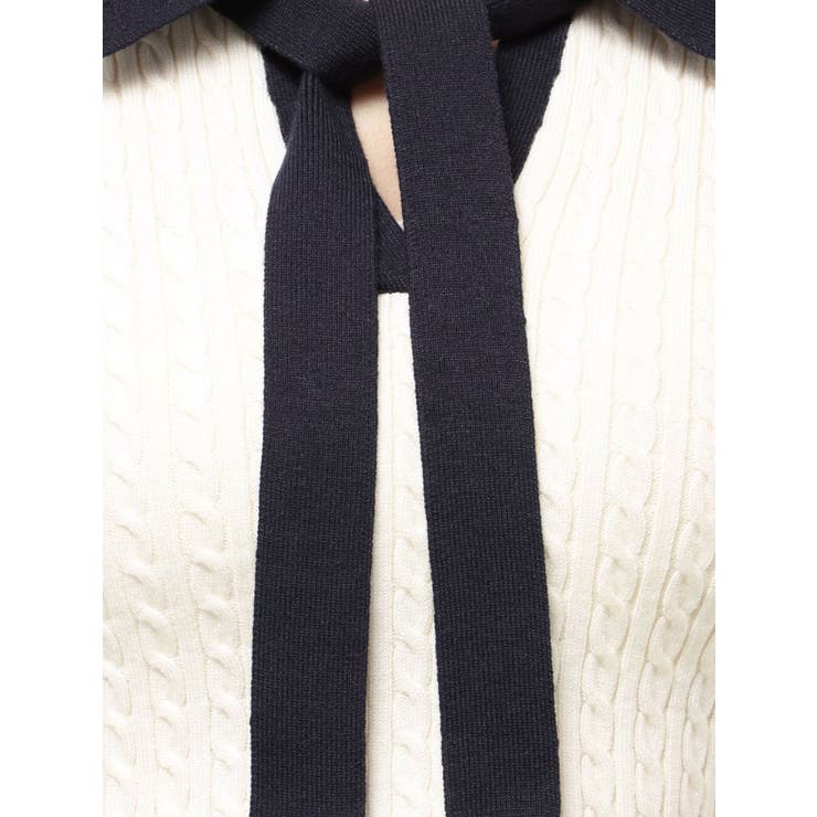 ナロータイケーブルニットトップス | RESEXXY | 詳細画像25 