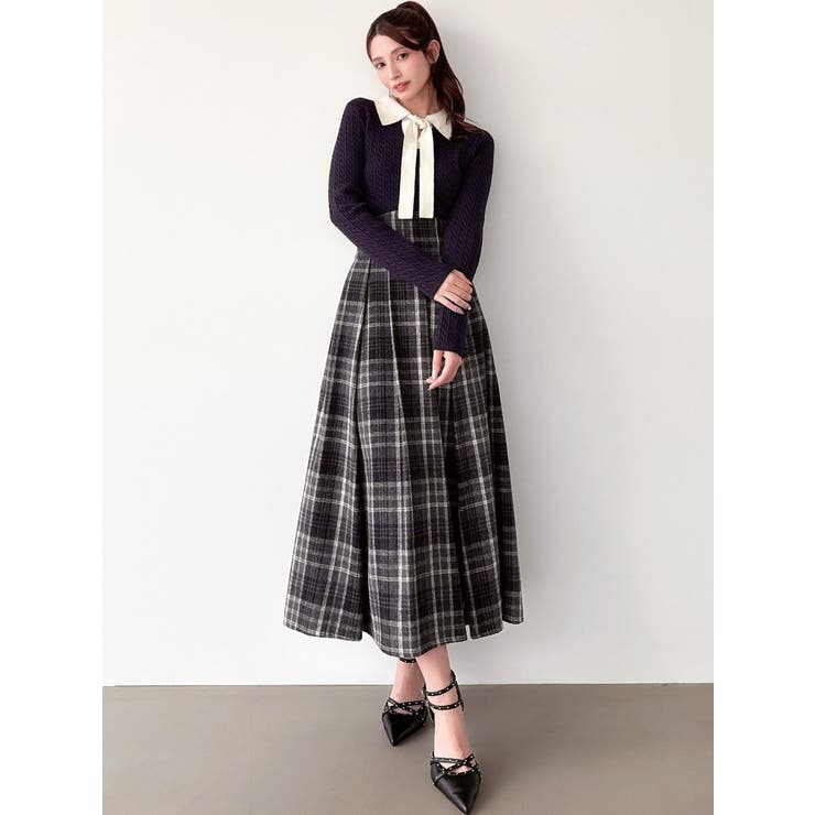 ナロータイケーブルニットトップス | RESEXXY | 詳細画像5 