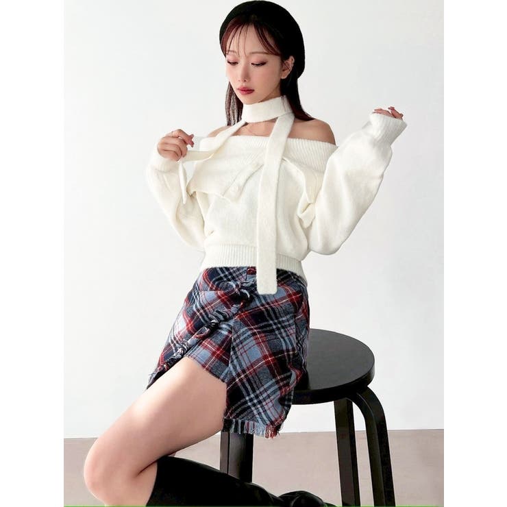 ビックカラーチョーカーニットトップス | RESEXXY | 詳細画像15 