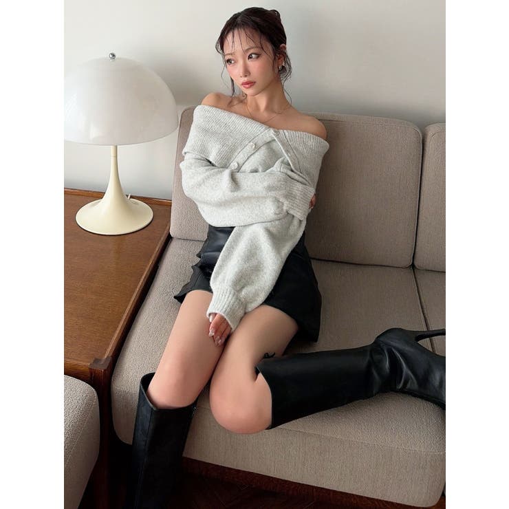 ビックカラーチョーカーニットトップス | RESEXXY | 詳細画像19 