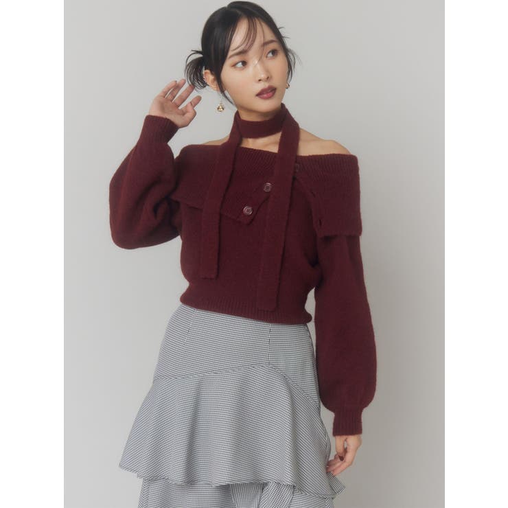 ビックカラーチョーカーニットトップス | RESEXXY | 詳細画像22 