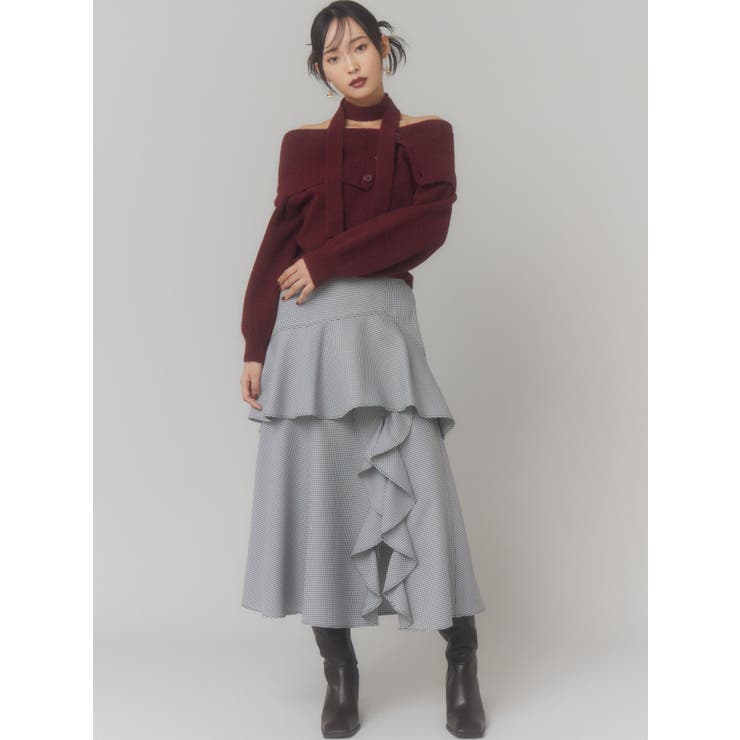 ビックカラーチョーカーニットトップス | RESEXXY | 詳細画像23 