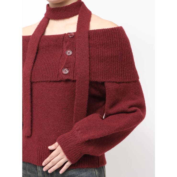 ビックカラーチョーカーニットトップス | RESEXXY | 詳細画像28 