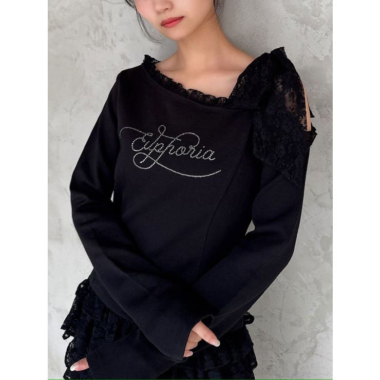 ブラック | レーストリミングトップス | RESEXXY