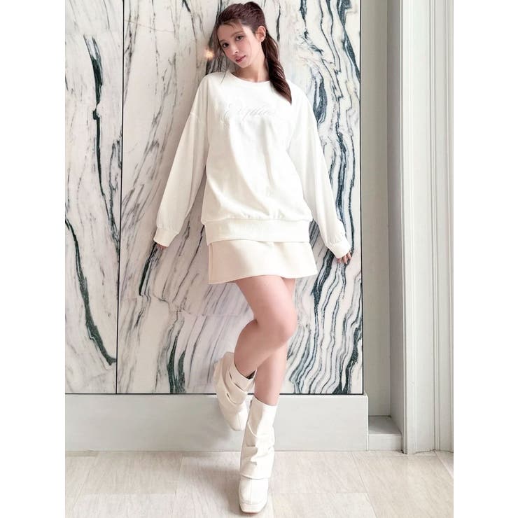 エンブロイダリーロゴスウェットトップス | RESEXXY | 詳細画像11 