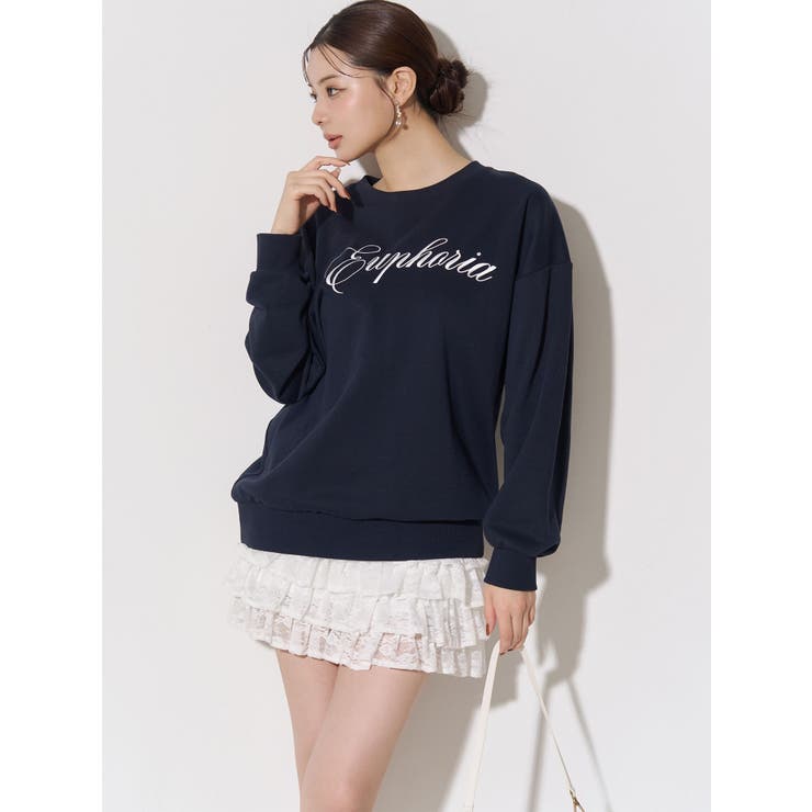 エンブロイダリーロゴスウェットトップス | RESEXXY | 詳細画像12 