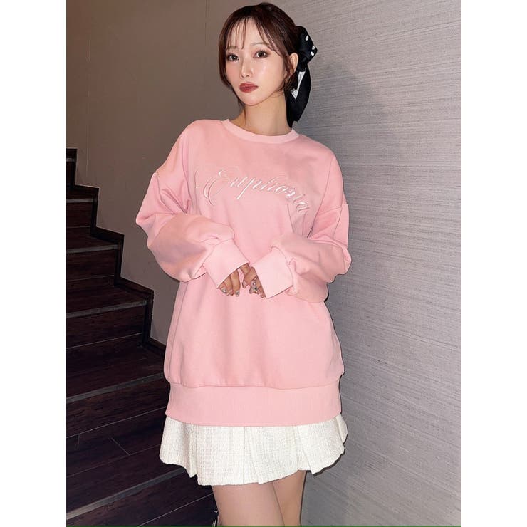 エンブロイダリーロゴスウェットトップス | RESEXXY | 詳細画像3 