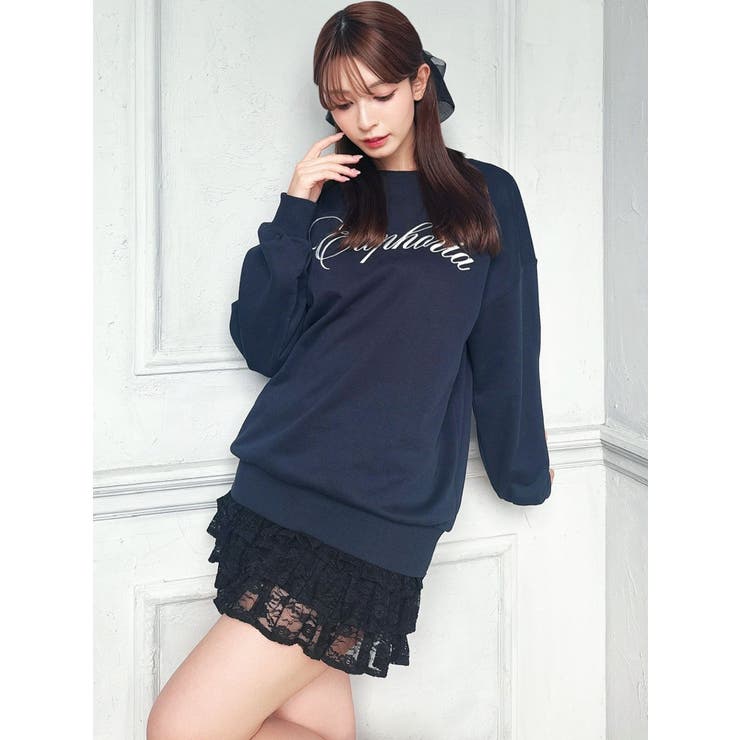 エンブロイダリーロゴスウェットトップス[品番：MKSW0068482]｜RESEXXY