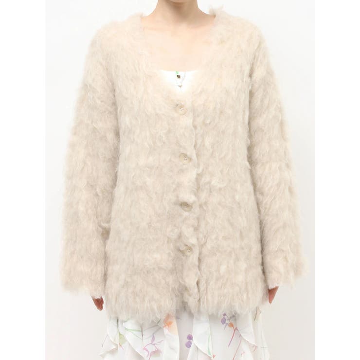 シャギーミディニットカーディガン | RESEXXY | 詳細画像29 