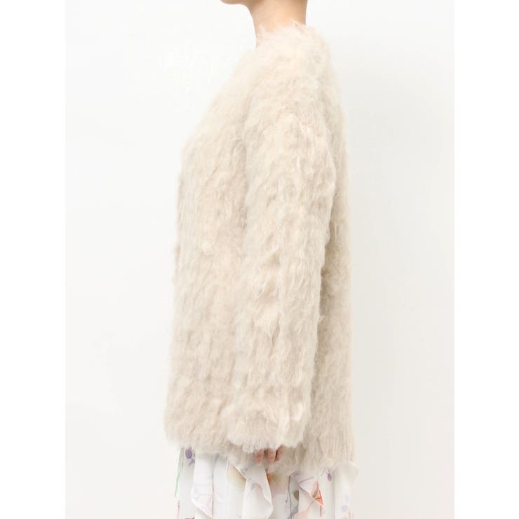 シャギーミディニットカーディガン | RESEXXY | 詳細画像30 