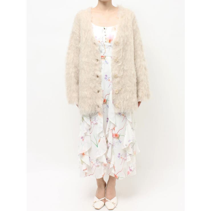 シャギーミディニットカーディガン | RESEXXY | 詳細画像36 