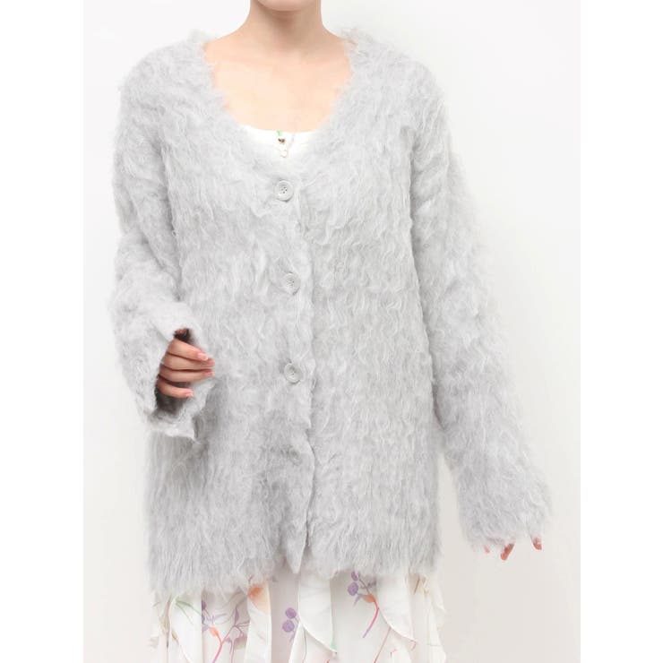 シャギーミディニットカーディガン | RESEXXY | 詳細画像40 