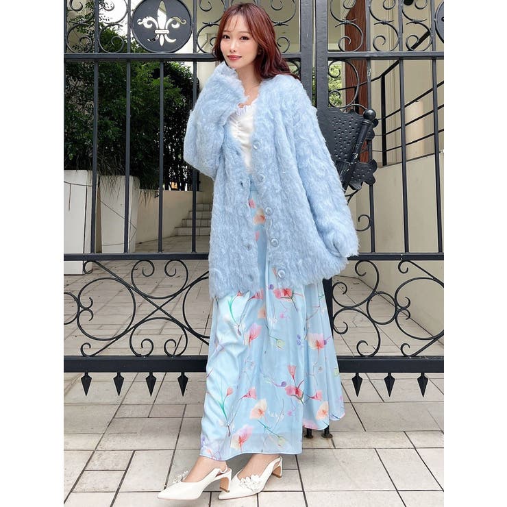 シャギーミディニットカーディガン | RESEXXY | 詳細画像8 