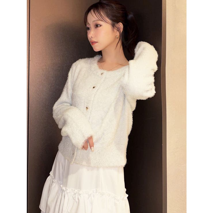 ラメシャギーカーディガン | RESEXXY | 詳細画像13 