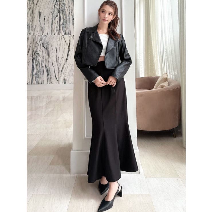 フェイクレザーライダースジャケット | RESEXXY | 詳細画像13 