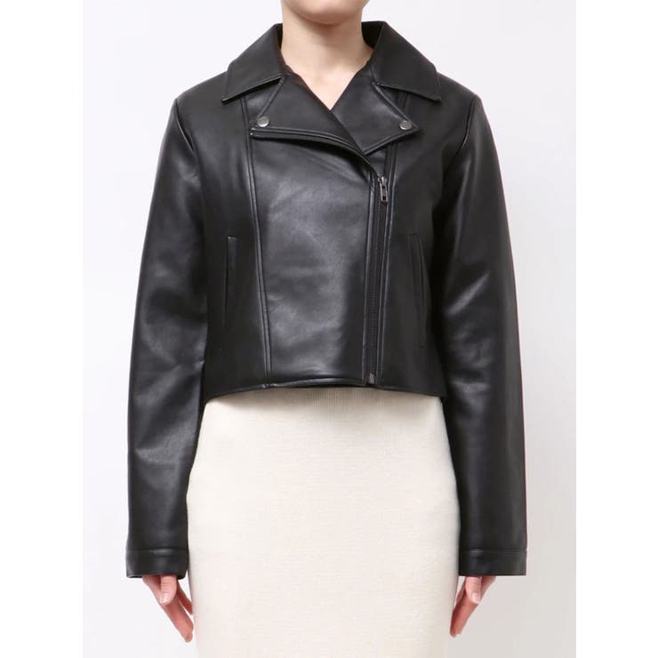 フェイクレザーライダースジャケット | RESEXXY | 詳細画像26 