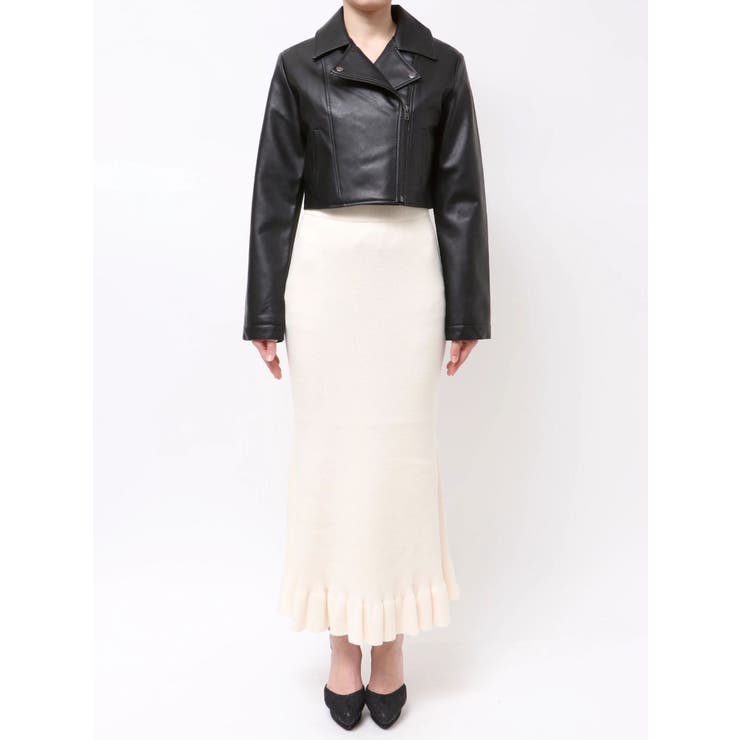 フェイクレザーライダースジャケット | RESEXXY | 詳細画像30 