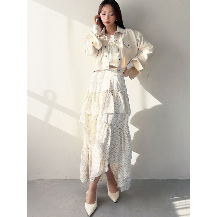 リボンスリーブショートブルゾン | RESEXXY | 詳細画像10 