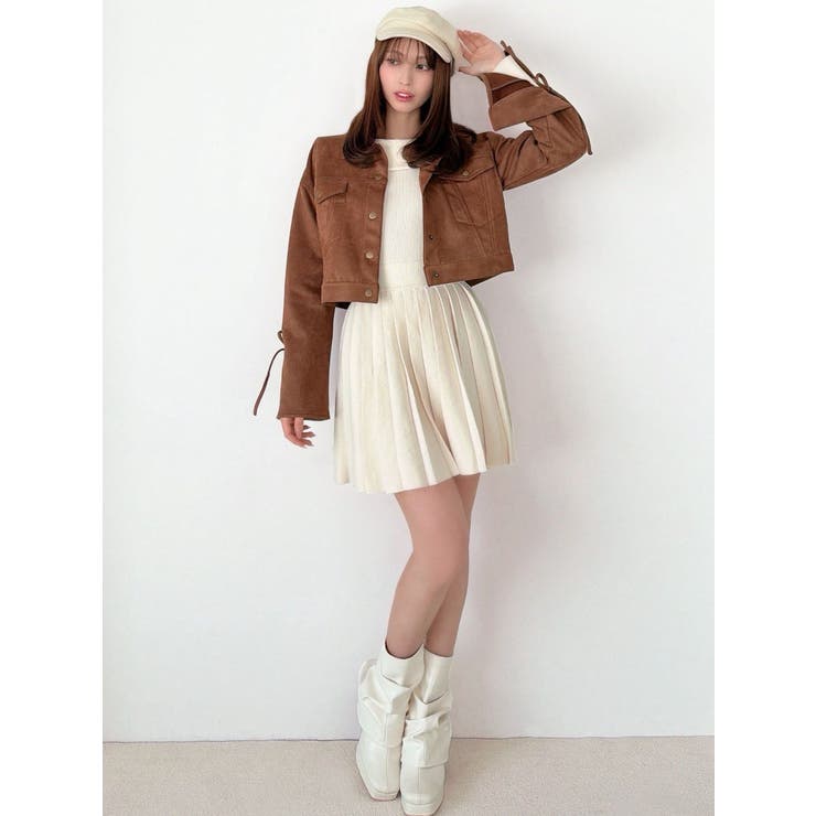 リボンスリーブショートブルゾン | RESEXXY | 詳細画像16 