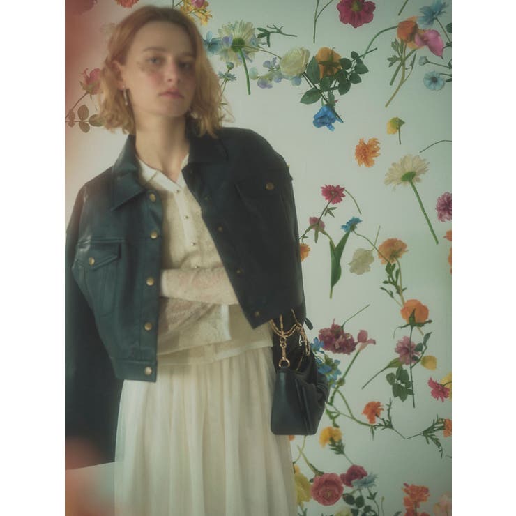 リボンスリーブショートブルゾン | RESEXXY | 詳細画像17 