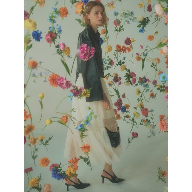 リボンスリーブショートブルゾン | RESEXXY | 詳細画像18 