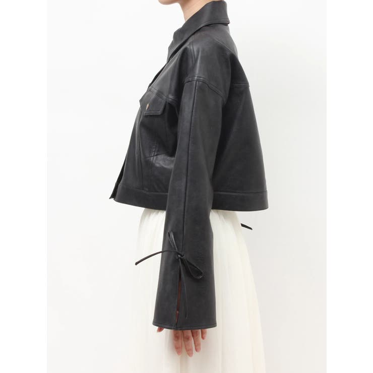 リボンスリーブショートブルゾン | RESEXXY | 詳細画像20 