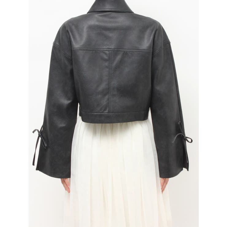 リボンスリーブショートブルゾン | RESEXXY | 詳細画像21 