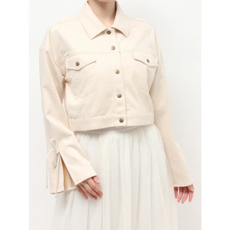 リボンスリーブショートブルゾン | RESEXXY | 詳細画像32 