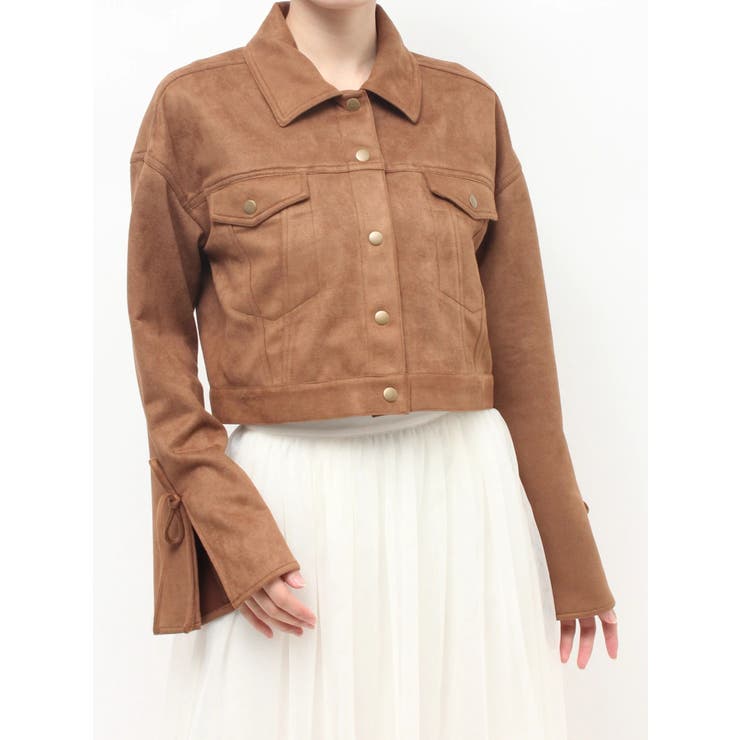 リボンスリーブショートブルゾン | RESEXXY | 詳細画像34 