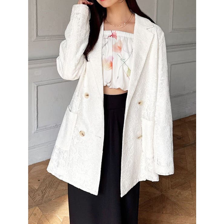 レースミディジャケット | RESEXXY | 詳細画像1 