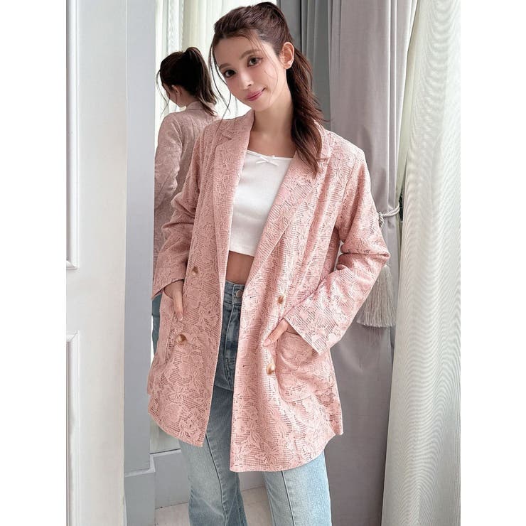 レースミディジャケット | RESEXXY | 詳細画像3 