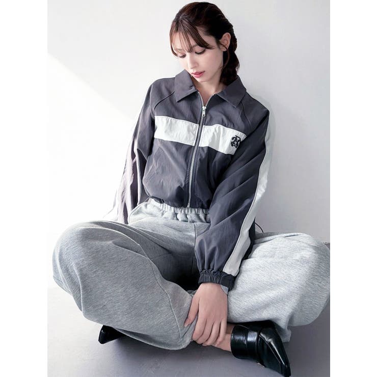 バイカラーパイピングブルゾン | RESEXXY | 詳細画像12 