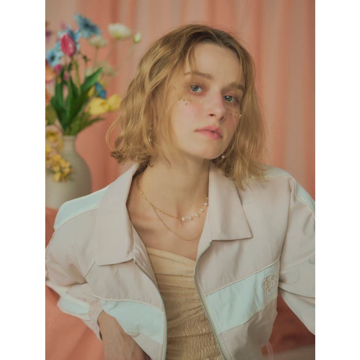 バイカラーパイピングブルゾン | RESEXXY | 詳細画像18 