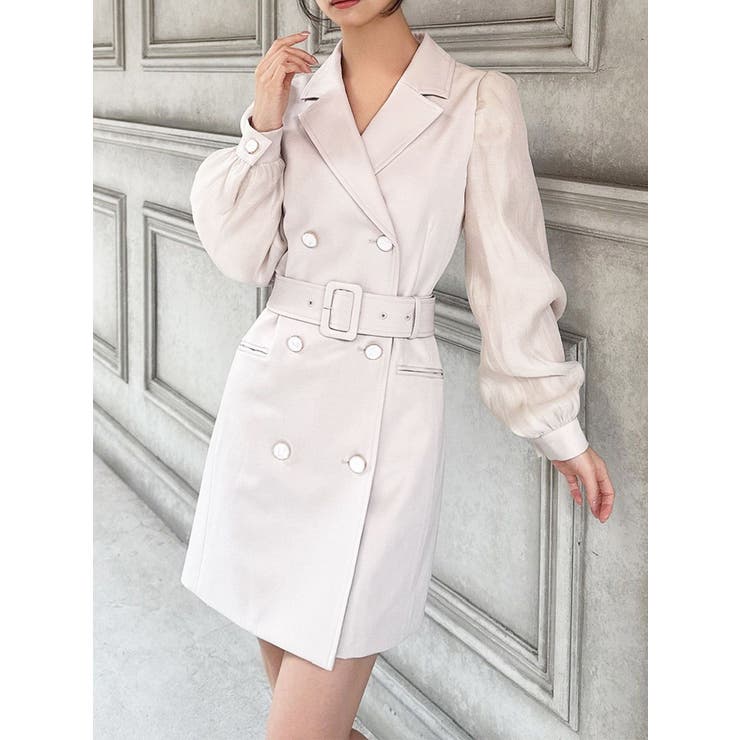 アイボリー | スリーブシアーミニワンピース | RESEXXY