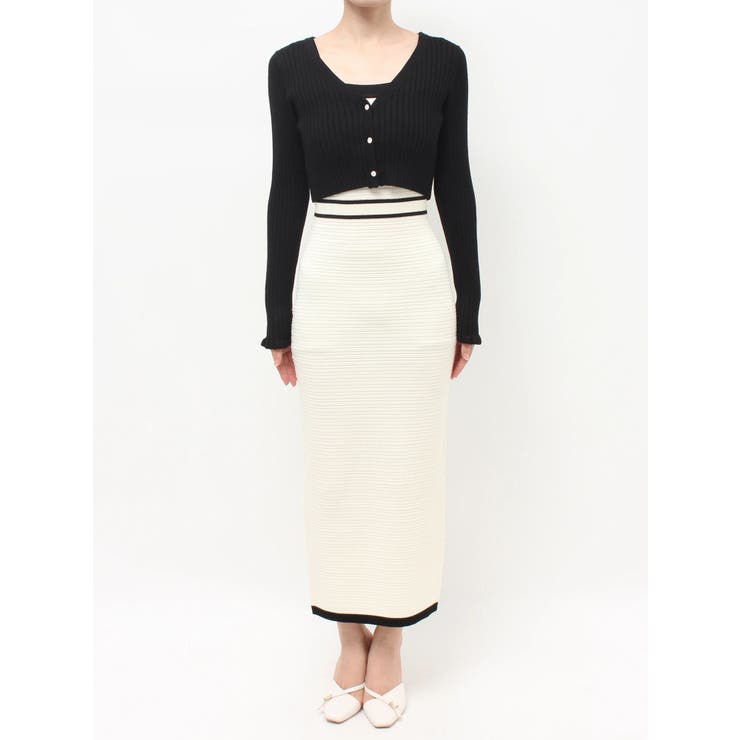 オープンワークコンビニットワンピース | RESEXXY | 詳細画像25 