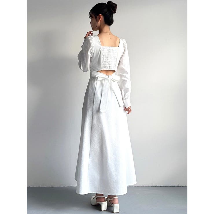 カシュクールバックオープンワンピース | RESEXXY | 詳細画像1 