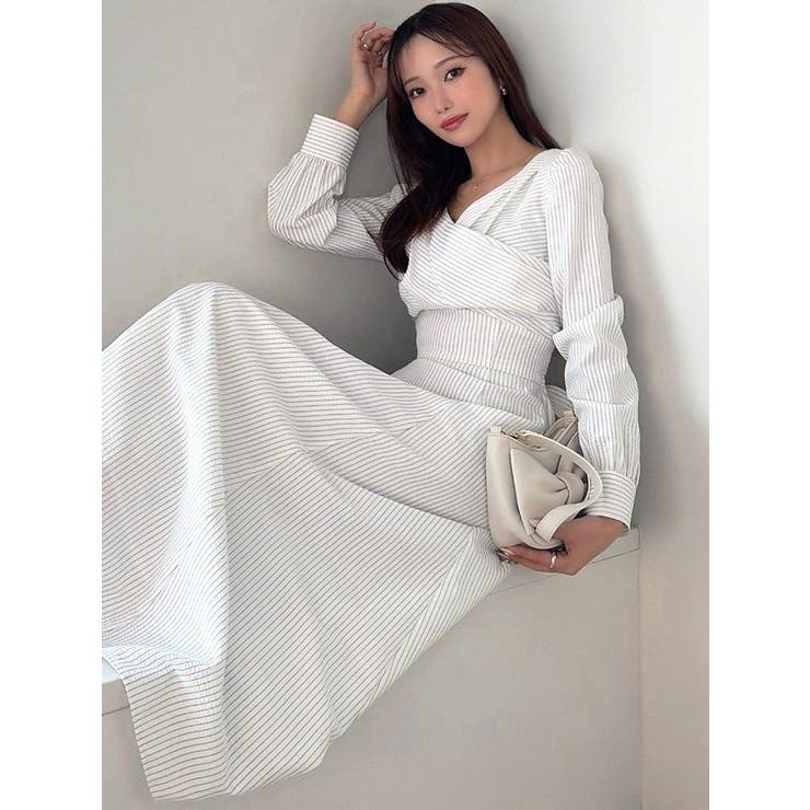 カシュクールバックオープンワンピース | RESEXXY | 詳細画像8 