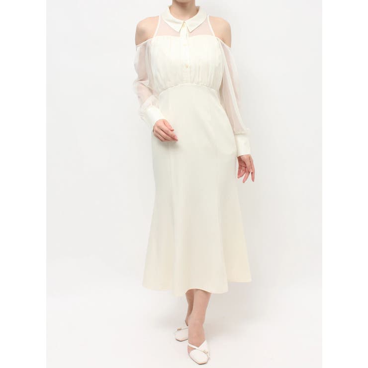 シアースリーブシャツマーメイドワンピース | RESEXXY | 詳細画像26 