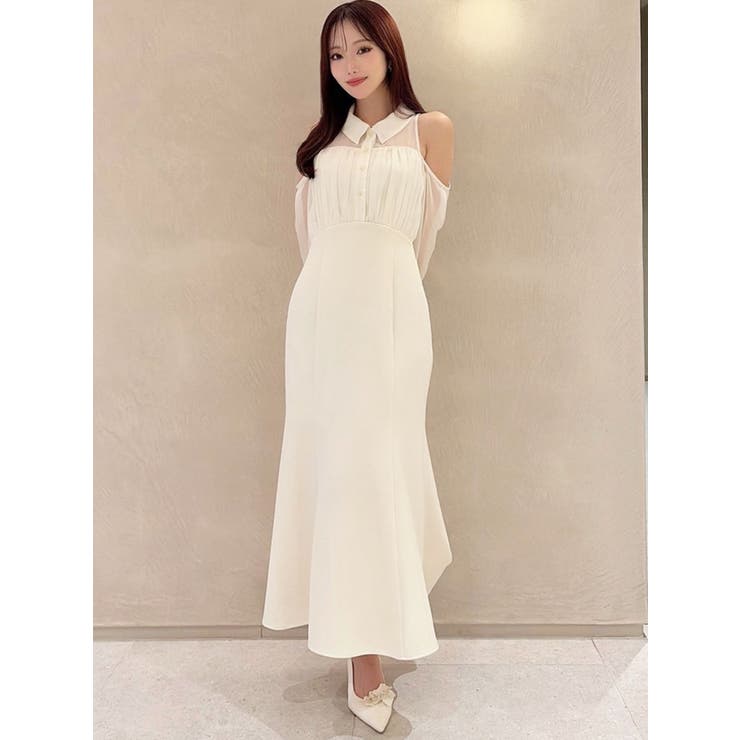 シアースリーブシャツマーメイドワンピース | RESEXXY | 詳細画像4 