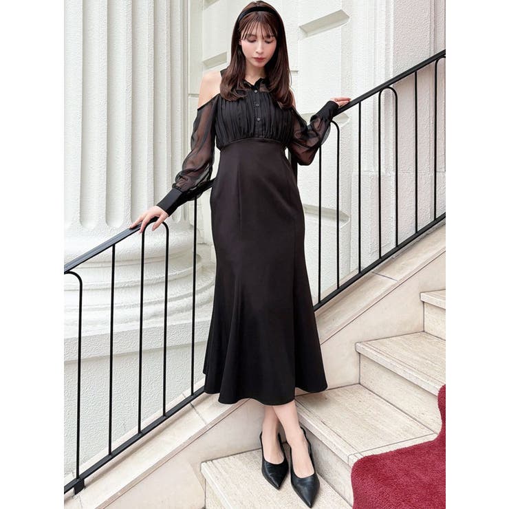 シアースリーブシャツマーメイドワンピース | RESEXXY | 詳細画像7 