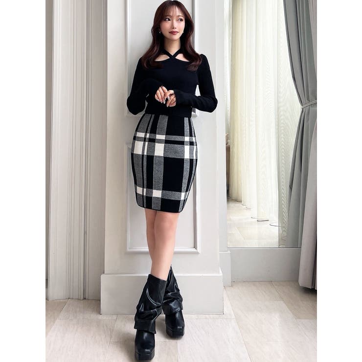 フロントクロスジャガードワンピース | RESEXXY | 詳細画像13 