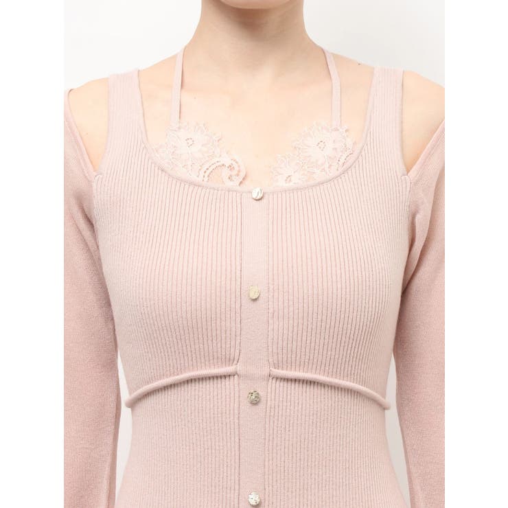 レースレイヤードリブニットワンピース | RESEXXY | 詳細画像19 