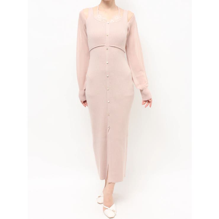 レースレイヤードリブニットワンピース | RESEXXY | 詳細画像27 