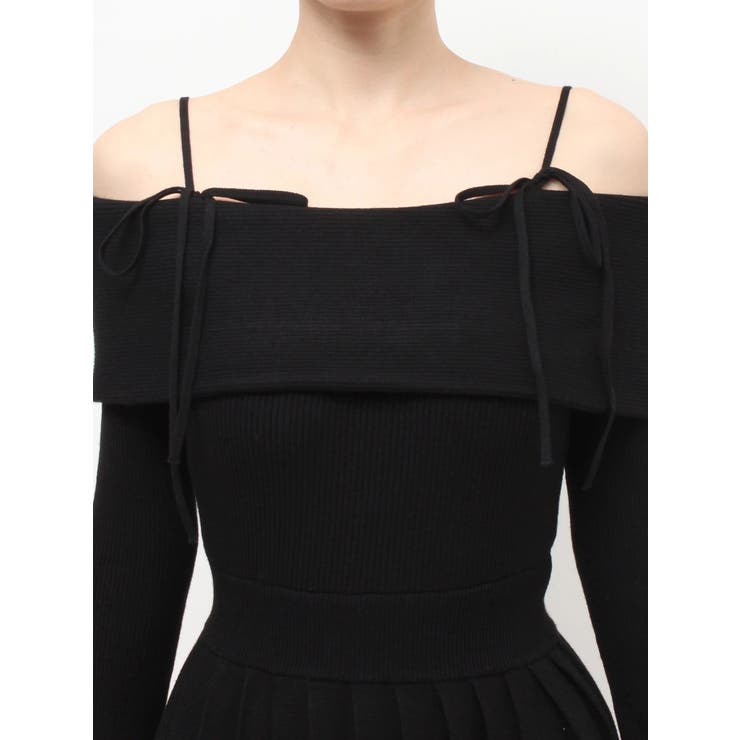 オフショルプリーツニットミニワンピース | RESEXXY | 詳細画像20 