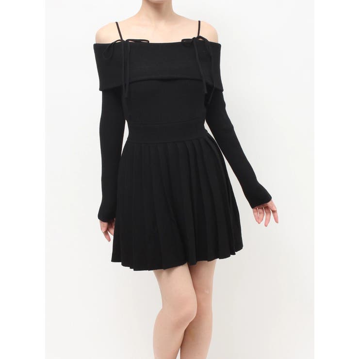 オフショルプリーツニットミニワンピース | RESEXXY | 詳細画像29 