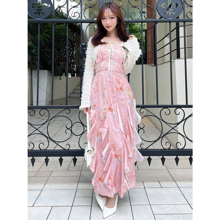 【memorif.】フラワーラッフルアンサンブルキャミワンピース | RESEXXY | 詳細画像11 