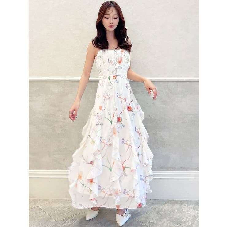 【memorif.】フラワーラッフルアンサンブルキャミワンピース | RESEXXY | 詳細画像18 