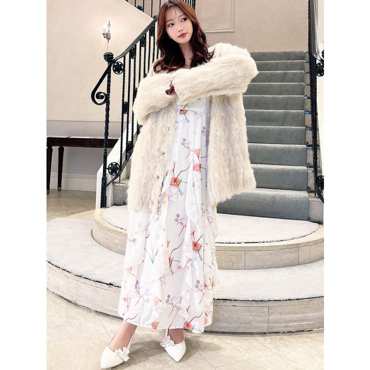 【memorif.】フラワーラッフルアンサンブルキャミワンピース | RESEXXY | 詳細画像26 